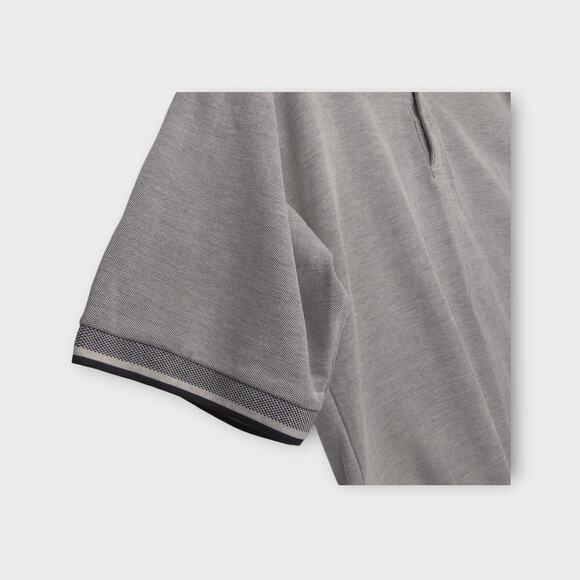 Mens McIntosh & Seymour Oregon Soccer Gear Rugby Black & White Polo Size Large - Picture 4 of 6